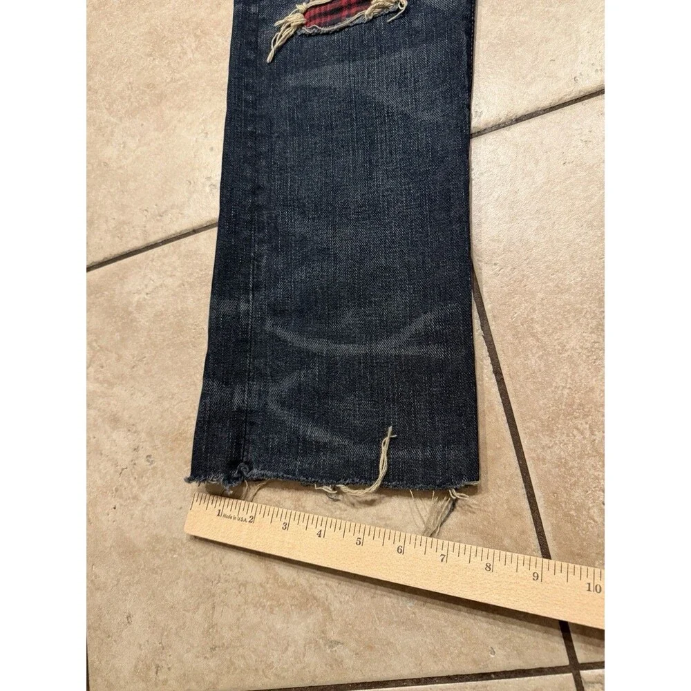 Polo Ralph Lauren Jeans Men 31x30 (Fits 34) Varick Slim Straight Patchwork Denim - Picture 12 of 12